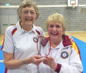 Pat Beardsley with Pat Jones