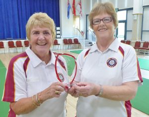 Pat Jones with Rose Haynes