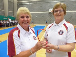 Pat Jones with Rose Haynes