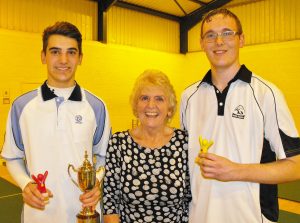 D Langdon and r-up J Clark (with P Jones)