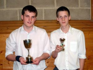 F Boatman with r-up G Townend