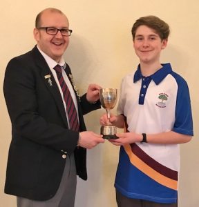 DAgar with Chairman J Newsome