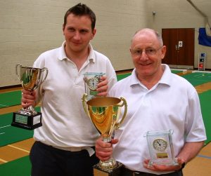 G Whitehead with K Siddle (runner up)