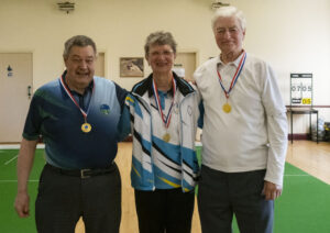 Dave, Margaret (for the 2nd time) & Jim win the golds.
